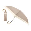 Round Silhouette, Completely Blackout, Thin, 3-tier, Folding Umbrella, For Rain