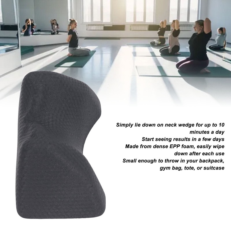 Neck Wedge Bed Sleeping Stretching Pillow Cervical Traction Discomfort Relieve