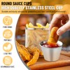 GLOBAL BASICS - Copas de condimento de acero inoxidable, 12