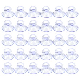 30PCS Car Windshield Suction Cups, Car Glass Windshield Sunshade Suction Cups, Car Sunshade Sucker Sun Visor Small Sucker, Car Glass Windshield Sunshade Clear Small Suction Cup for Car Visor