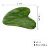 Gua Sha Cuarzo Verde Masaje Facial Antienvejecimiento Rostro Diler