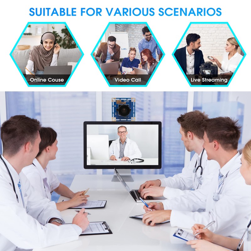 ELP 1080P Webcam Full HD OTG USB 2.0 Camera 100