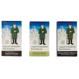 Original Crottendorfer Incense Cones, 4 Varieties in One Set, Various Fragrances