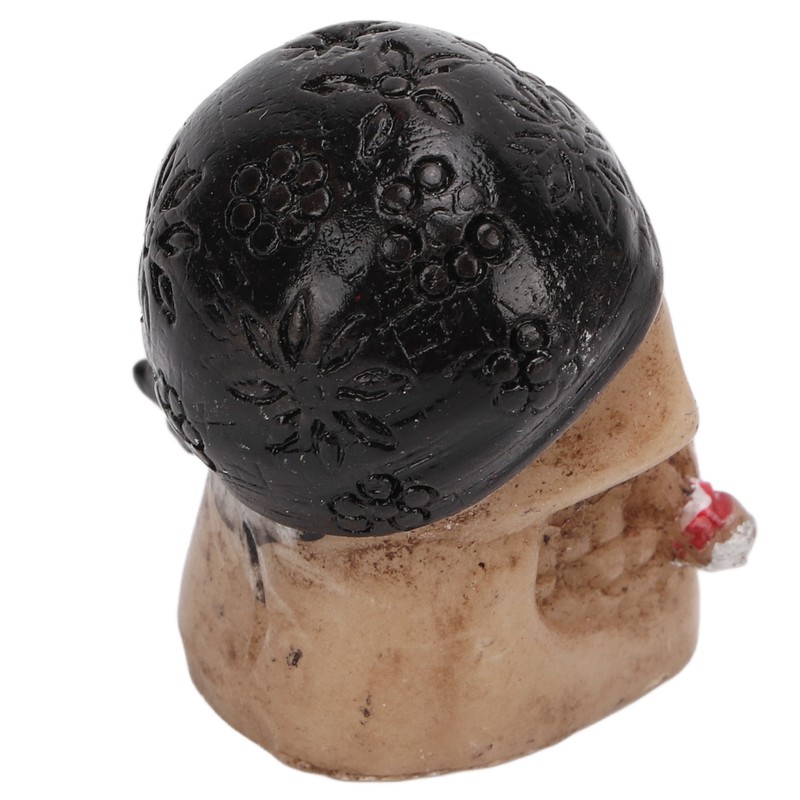 4PCS/Set Tire Valve Cap Skull Shape with Rubber Ring for