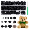 PH Pandahall 180pcs Safety Eyes 86pcs Safety Noses with for