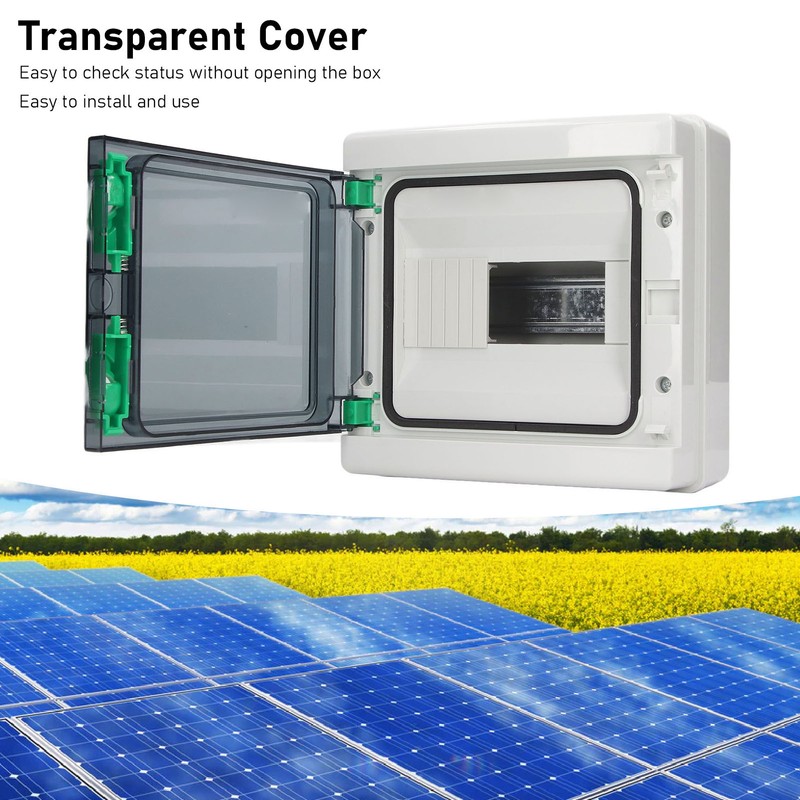 Distribution Protection Box 8 Way IP65 Waterproof DIN Rail Mounting