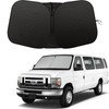 Front Windshield Sunshade fit for Ford Econoline E-Series Van 1992-2025