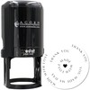 Heartfelt Gratitude Customizable Thank You Stamp | Professional Self-Inking Round