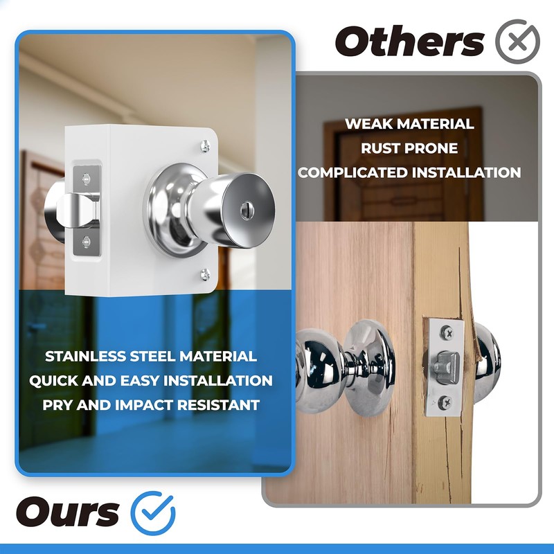 White U 9553 Stainless Steel Lock and Door Reinforcement Plate