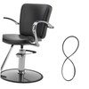 FOMIYES Hydraulic Chair Base Ring Rubber Gasket 45cm Salon Styling