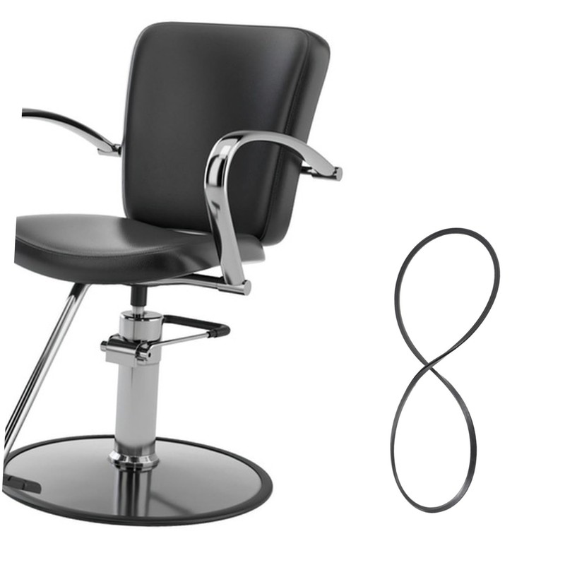 FOMIYES Hydraulic Chair Base Ring Rubber Gasket 45cm Salon Styling