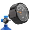 Mini Manómetro Manómetro de Precisión Metal Negro 1 8Npt Válvula