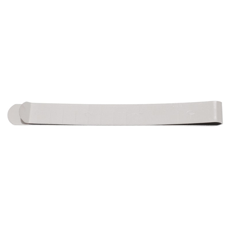 20pcs Stainless Steel Hemming Clips 3 Inch Measurement Ruler Quilting