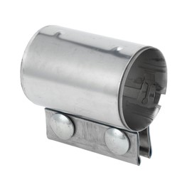 Hihaha Exhaust Pipe Clamp/Exhaust Muffler Tube Joint for Car Truck/Durable Stainless Steel 2.17" 87mm / 1 Pc Silver Tone
