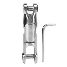 Anchor Double Swivel Connector 316 Stainless Steel Multi Directional 9000LBS Work Load for 10‑12mm Chain
