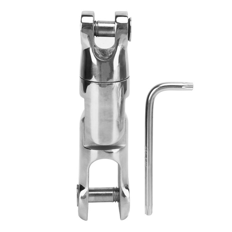 Anchor Double Swivel Connector 316 Stainless Steel Multi Directional 9000LBS
