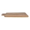 Creative Co-Op Mango Wood Cheese/Cutting Board with Heart Shaped Handle,