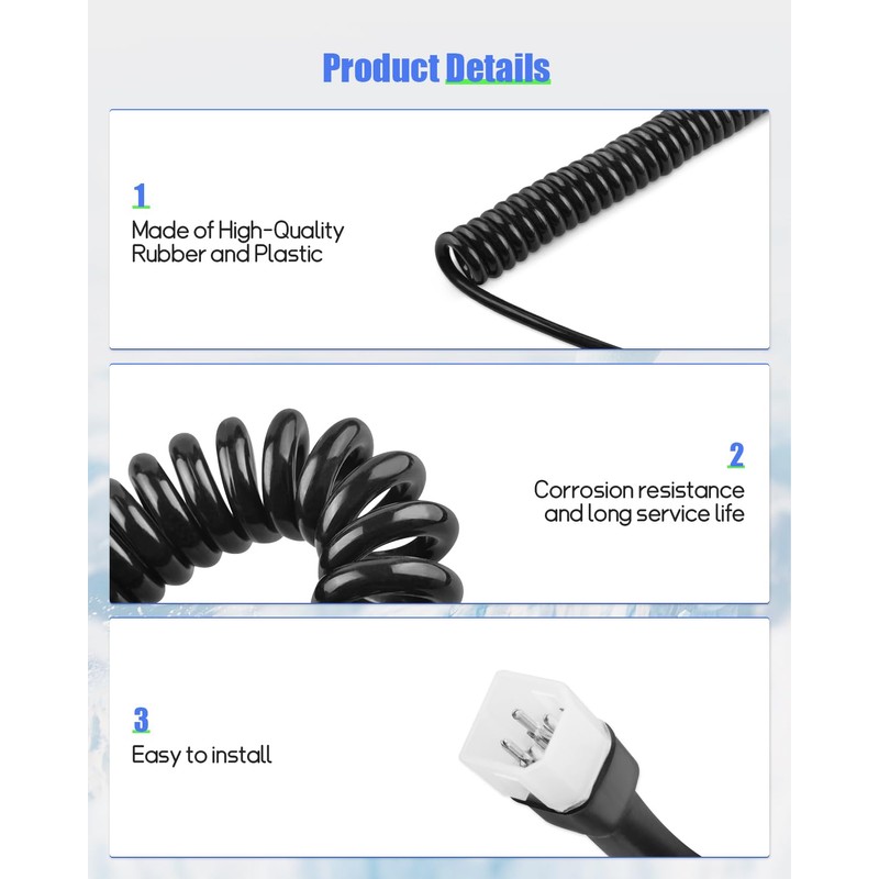 Hulyxayfave Snow Plows Handheld Controller Cable Cord Fit for Western