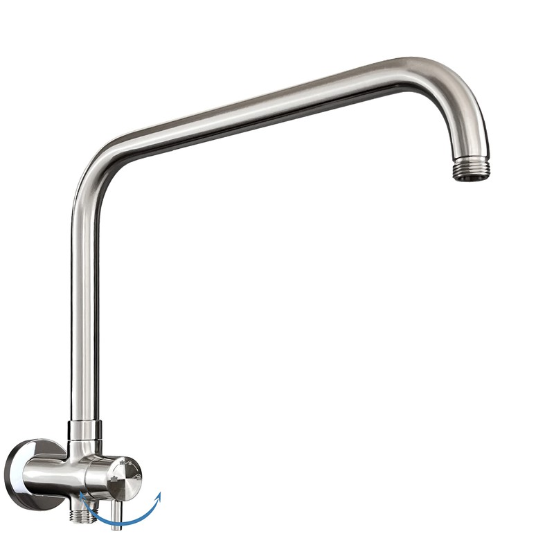 HOMVIVA® All Solid Metal 3-Way Shower Arm Diverter Valve with