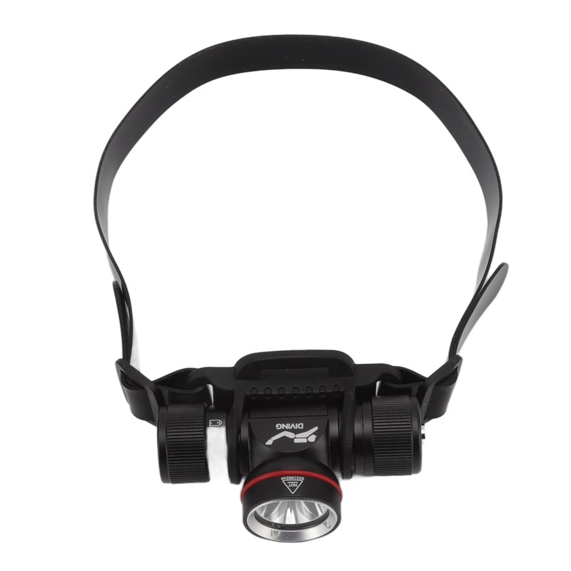 Diving Headlamp 1500LM Yellow Light LED Diving Head Lamp IPX8