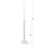 ynVISION.DESIGN Height Adjustable Floor Stands Compatible with Sonos One, One