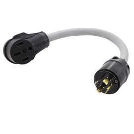 AC WORKS Electric Vehicle Charging Adapter (L14-30 30Amp 4-Proing to 14-50R)