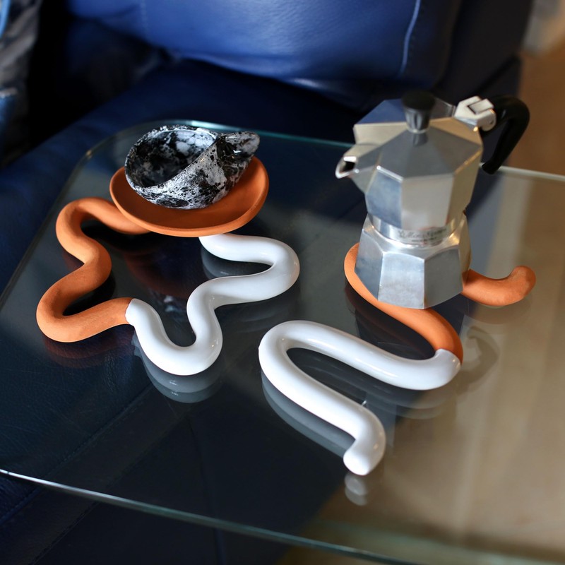 Egloo - Decorative Ceramic Trivet, Design Trivet for Hot Plates