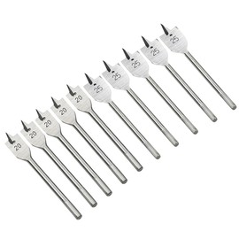 Wideskall 5 Pcs 20mm & 5 Pcs 25mm Paddle Flat Wood Boring Spade Drill Bit