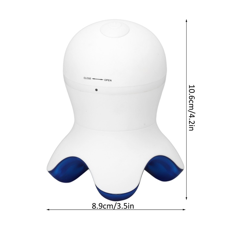 Mini Electric Vibrate Body Massager Octopus Shape Tension Fatigue Relax
