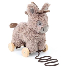 Little Bird Told Me - Pull Along Toy with Removable Wheels, for Toddlers and 1 Year Olds (Norbert Donkey)