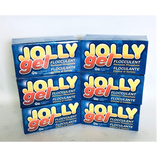 JOLLY GEL Swimming Pool Flocculent x 6 Boxes (24 cubes)