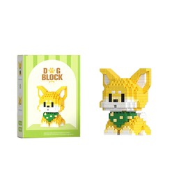 shenhailan Dog Micro Mini Building Blocks Educational Animal Dog Building Blocks for Kids Adults Beginners Gift Toy 365 Pcs (Shiba Inu)