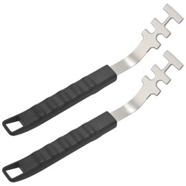 TOBEOME Pack of 2 Heat Resistant Grill Grille Lifter Anti-scalding Cooking Grill Lifter Tool Grill Tools Accessories for Camping