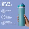 Encool Insulated Stainless Steel Water Bottle with Straw - Leak