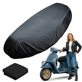 Motorcycle Seat Cover Universal, Motorcycle Seat Cover, Waterproof Scooter Seat Cover, Waterproof Motorcycle Seat Cover, Oxford Cloth + PU Cloth, E Scooter Accessories Protection Against Rain, Sun