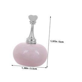 Healeved 2pcs Nail Art Stool Vintage Accessories Valentine's Day Nail Art Display Nail Tip Vintage Nail Holder Practice Manicure Training Stand Beauty Accessories for Salon Pink Resin