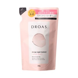 DROAS Damage Repair Conditioner, Refill Pouch, 12.3 oz (350 g), Refreshing Floral Scent, Damage Care, Mud, Moisturizing, Complete Formula, Hair Color, Smooth Texture, Color Retention