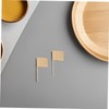 FELTECHELECTR 200pcs Brown Toothpick Flags: Cupcake Picks for Appetizers Desserts