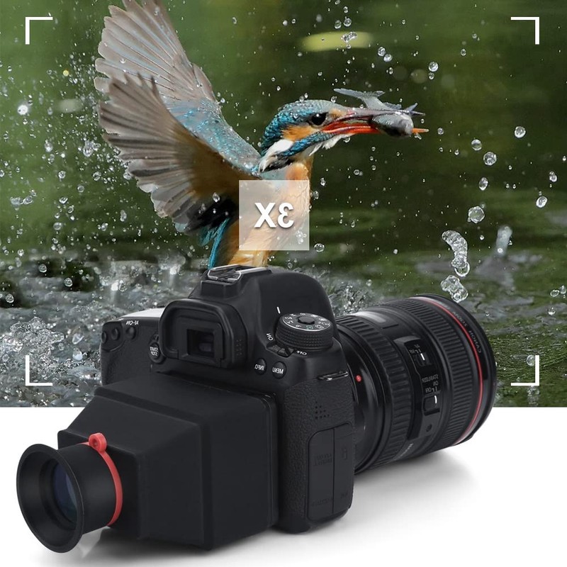 3X Magnification LCD Viewfinder, 3.0X Magnification LCD Screen Video Camera
