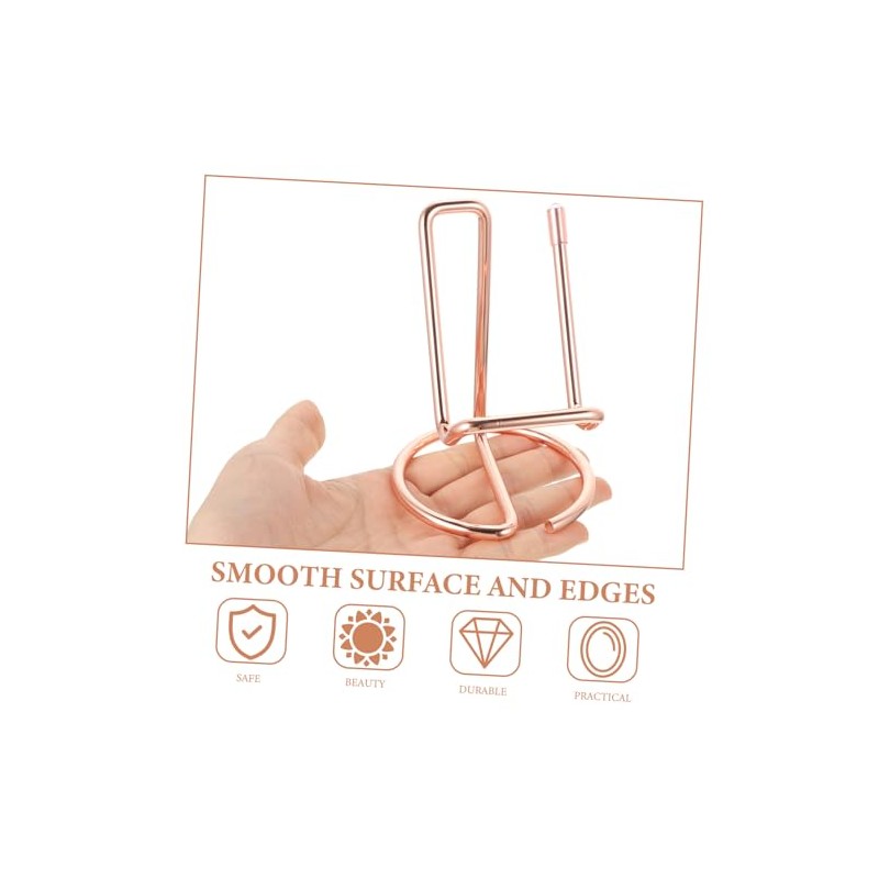 2 Piezas Soporte para Celular de Mesa Metal Resistente Compacto