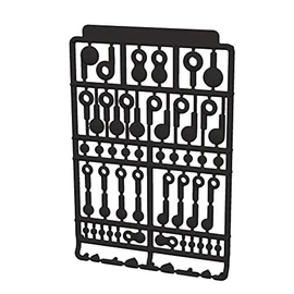Hobby Base Premium Parts Collection Articulating Figure Joint Dark Gray Plastic Model Parts PPC-Tn107
