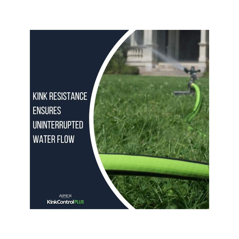 Kink Control Plus Water Hose 100ft - High Burst Strength