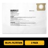 DEWALT DXVA19-4112 Fine Dust Bag Fits for 12-16 gallon Wet/Dry