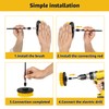 6Pcs Drill Brush Attachment Set，Multipurpose Cleaning Scrub Brush Kit with