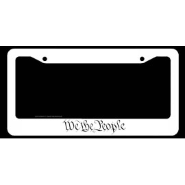 OwnTheAvenue We The People 2nd Amendment American USA Patriot America Wht License Plate Frame