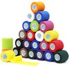 Self-Adhesive Cohesive Bandage Wrap - 24 Rolls