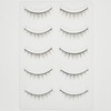 CLEAREYELASH Brown False Eyelashes Natural 3D 3D Matsueku 5 Pairs
