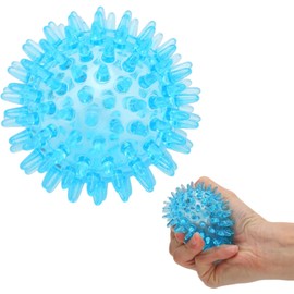 Pelotas de Masaje con Pinchos, Pelota de Masaje Dura con Pinchos, Bolas de Masaje con Pinchos, Bola con Pinchos Rodillo Muscular Compacto Hueco Transparente Ejercicio de Recuperación(7CM)