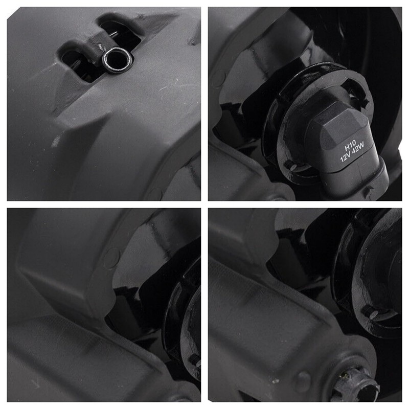 munirater 1 Pair Driver and Passenger Side Fog Light Assembly