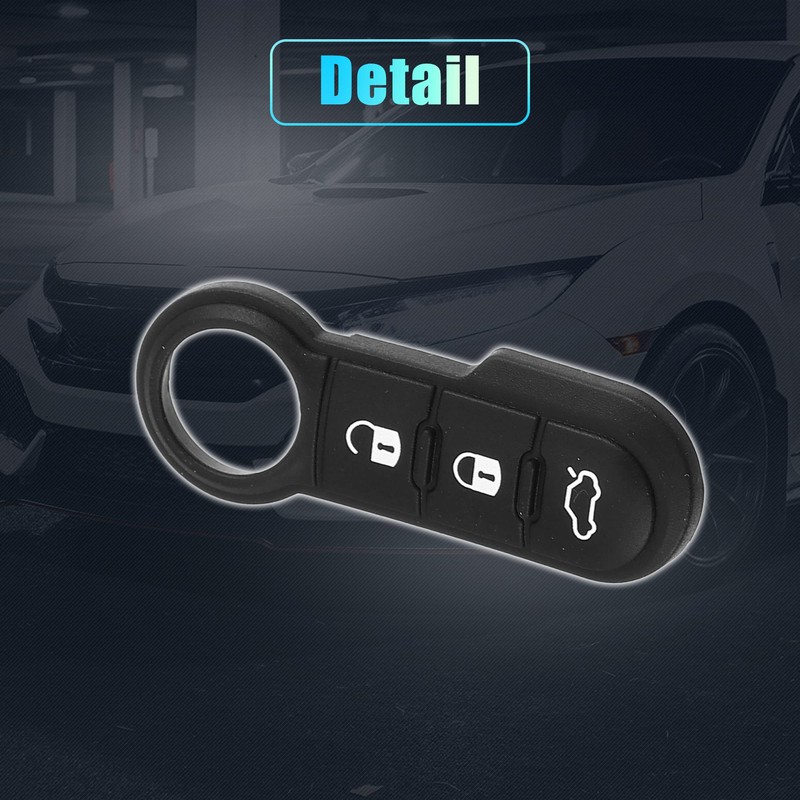 X AUTOHAUX Car Key Case for Fiat 3 Buttons Remote